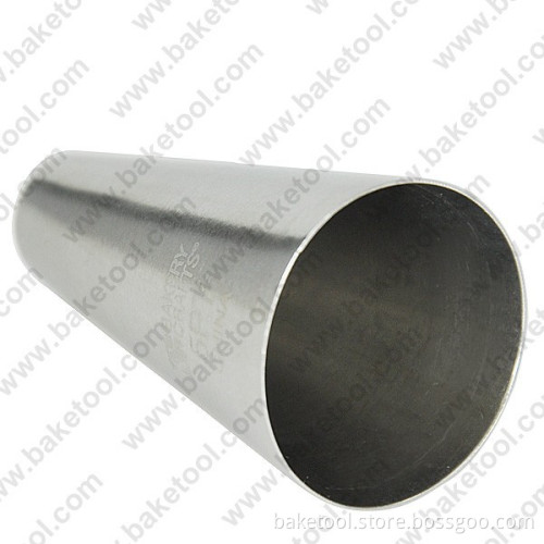 Stainless steel round pastry icing nozzle #355
